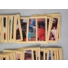 Image 2 : Large Assortment of Smaller 1984 Fleer Star Stickers Trading Cards