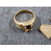 Image 3 : 10K Gold Jewelry Lot Including Ring, Pendant, Pins (No Posts) & More - Weighs 24 Grams Total