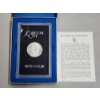 Image 1 : 1884 Carson City Uncirculated Morgan Silver Dollar in Display