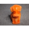 Image 1 : Vintage Pooch The Dog Boyd Glass Tomato Crème Slag With Great UV Glow!