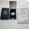 Image 1 : 1990 U.S. Eisenhower Centennial Proof Silver Dollar Coin - 90% Silver w/ OGP Packaging & CoA