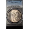 Image 1 : PCGS 1887-S MS62 90% Silver Morgan Dollar 