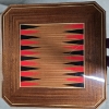 Image 3 : Elegant Game Table - 31" Square 30"H - Chess/Checkers, Backgammon, Roulette and More