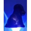 Image 6 : Degenhart Vintage Glass Dog Figurine - Royal Violet