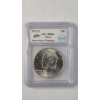 Image 4 : ICG 1971-S MS66 40% Silver Eisenhower Dollar Signed By Austin Hutto, ICG President 