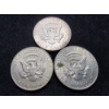 Image 3 : Three 40% Silver Kennedy Half Dollars - $1.50 Face Value