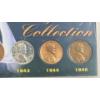 Image 4 : World War II Penny Collection Display With Assorted Years Lincoln Wheat Cents - Face Value: $0.05
