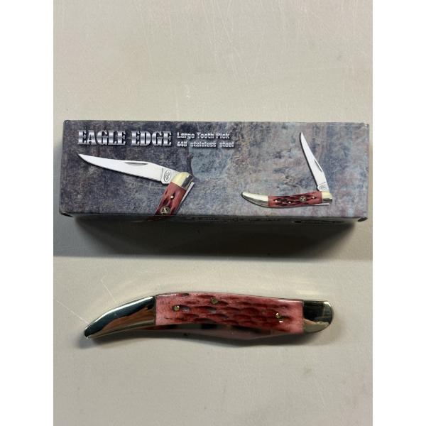 New in the Box - Eagle Edge Large Stainless Steel Pocket Knife
