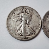 Image 2 : Two 90% Silver Walking Liberty Half Dollars: 1944-S & 1940 - Face Value: $1.00