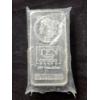 Image 1 : 10 Troy Oz 999.9 Fine Silver Bar Made in the USA with Morgan Design