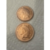 Image 1 : 2 - Indian Head 1 oz .999 Fine Copper Round Coins - Brilliant Uncirculated - Limited Edition