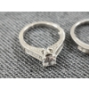 Image 2 : Beautiful Sterling Silver Rings Featuring Nice Clear Stones ~ Weighing 6.2 Grams ~ Size 7