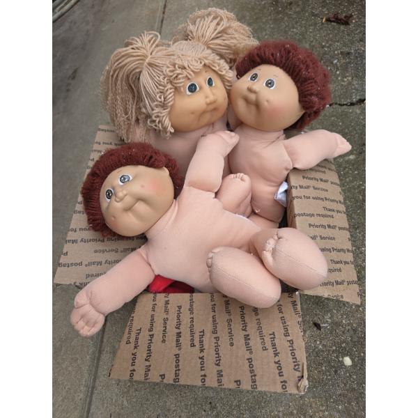 *Pick Up At Louisville Home - No Shipping Available* Three Vintage Cabbage Patch Dolls 