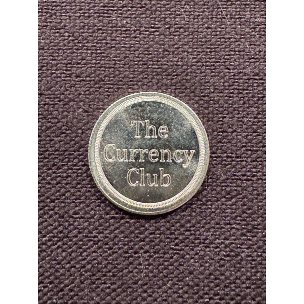Extremely Rare The Currency Club Silver 1 Gram .999 Fine Pure Silver Troy Oz Coin - Low Production