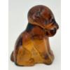 Image 2 : Adorable Degenhart Vintage Glass Dog Figurine- Amber Dark