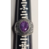 Image 9 : 1982 Sterling Silver Coshocton High School Class Ring & Sterling Silver Ring W/ Onyx - Weight: 20.4g