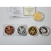 Image 6 : Assorted U.S. Copy/Commemorative Coins: 24K GP JFK, Morgan Copy, Apollo, & More - See Photos!!