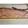 Image 3 : Vintage Leather Embossed Details Soft-Lined Zip-Up Rifle Case ~ 46in