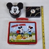 Image 8 : Three Assorted Disney Mickey Mouse Collectible Items ~ Lunch Tin & Two EMPTY Unique Watch Cases