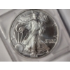 Image 2 : Very Nice 1998 United States One Troy Oz American Eagle .999 Fine Silver Round in Protective Case