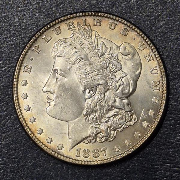 1887 P Morgan Silver Dollar - High Grade - See Pictures