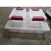 Image 3 : Four New 32 oz Swiss Gear Water Bottles, Two 5 Pack Meal Prep Containers, & Three Sterilite Snap Con