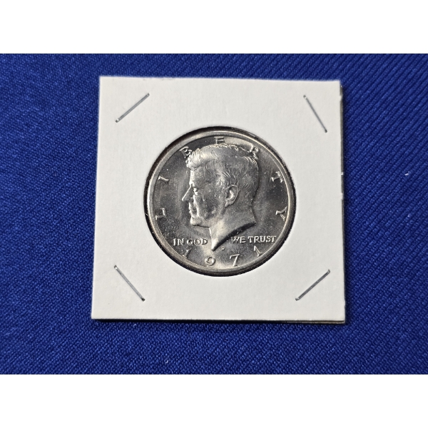 1971- D Kennedy Half Dollar