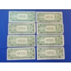 Image 6 : (8) U.S. Blue Seal $1 Silver Certificates: Series 1935 F, D, E 