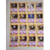 Image 2 : 27 Asstd. Vintage Unown Pokemon Trading Cards - THE LETTER POKEMON - Many Different Letters Featured