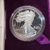 Image 2 : 1987-S Proof American Silver Eagle - 1 oz .999 Fine Silver - With OGP Packaging & CoA