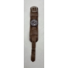 Image 1 : Vintage Wide Leather Cuff Geneva Watch