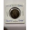 Image 1 : 1853 United States Seated Liberty Quarter Dollar - Incredible Coin - Guaranteed Authentic