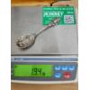 Image 6 : Very Nice Intricately Designed 80% Silver Spoon Ft. Milkmaid & Steers ~ MARKED "800W" ~ 19 Grams!