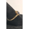 Image 3 : Women's 14K Yellow Gold Marquise-cut Blue Sapphire Ring With Accent Diamonds -Size 6.5 -Weight: 1.8g