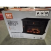 Image 2 : New In Box- Red Stone 1500 Watt Tabletop Fireplace Heater With Real Flame Effect