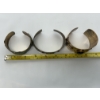 Image 3 : Lot Of 3 Vintage Brass Bracelets - Good Condition