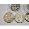 Image 4 : Assorted 90% Silver Half Dollar Coins:  Walking Liberty, Kennedy, Franklin 