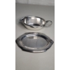 Image 2 : Wilcox International Silver Company SILVERPLATED Gravy Boat & Tray - Weight: 1.0 lb