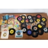 Image 1 : Lot of Assorted 7in Vinyl Records Including Alice in Wonderland, Neil Diamond, The Cuff Links & More