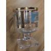 Image 3 : Excellent Condition MCM Federal Glass Aqua & Gold Steamboat Southern Comfort Cocktail Glass Set. Inc