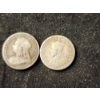 Image 3 : Two Small Foreign Silver Coins - Six Pence & 10 Cents - Both 1800's 