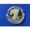 Image 2 : 1990 Silver American Eagle - 1 oz .999 Fine Silver - with Display and CoA