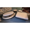 Image 1 : Louisville Home Pickup - Temptations Ovenware - Covered Dishes - Wicker Lined Metal Trays -More