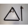 Image 1 : Heavy Duty Wrought Iron Chuck Wagon Dinner Bell