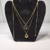 Image 1 : Three Gold-Filled Necklaces, Two with Unique Pendants