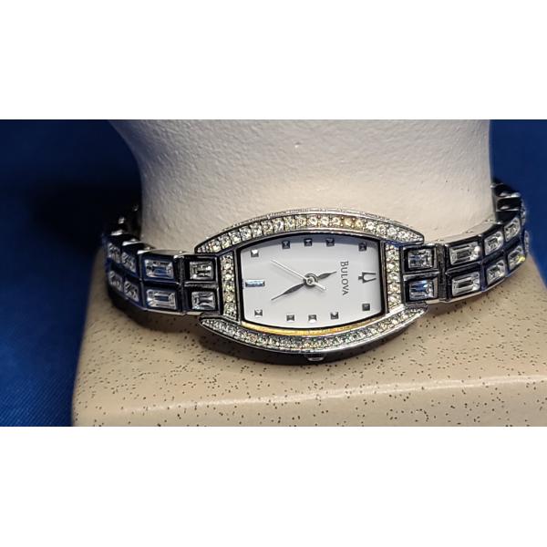 Bulova Women's Crystal Watch 96T26 With Jewel Accents
