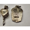 Image 6 : Three Sterling Silver Pieces: Pin, Pendants, Charm - Total Weight: 13.3g