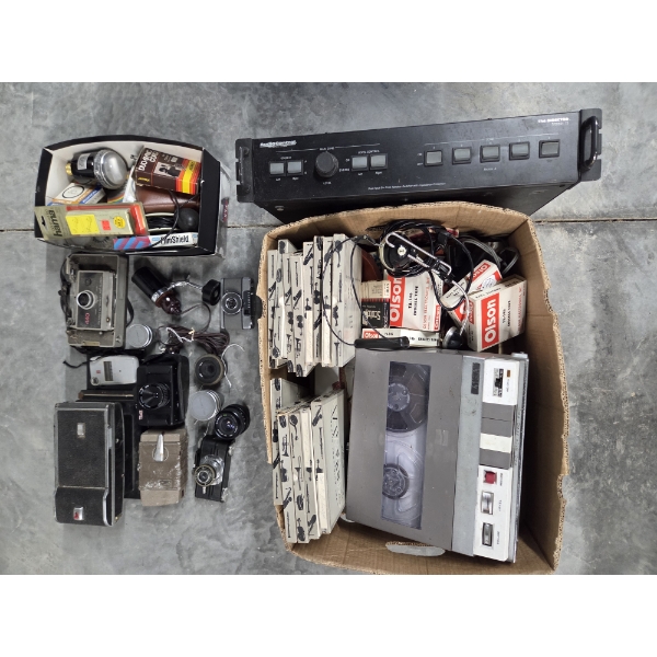 Vintage Cameras & Lenses, Recorders, Audio Related Items & More! -No Shipping!