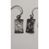 Image 4 : (2) Pairs Of Sterling Silver Earrings - Dangle & Stud Back - Total Weight: 2.0g