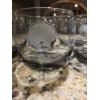 Image 1 : Set Of 6 Smoky Gray Short Cleveland Browns Cocktail Glasses 
